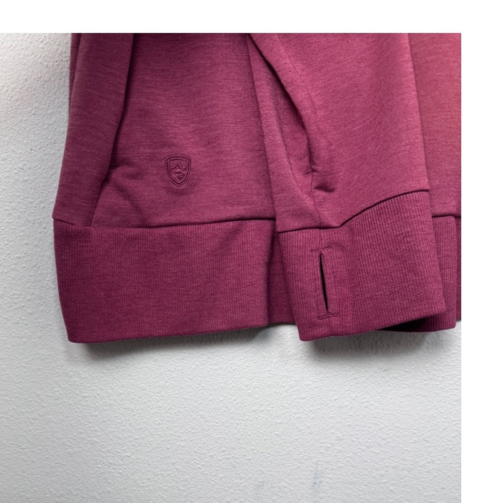 Kuhl Rhea Sweater Dusty Pink Mauve Pullover Thumbholes Granola Girl Hiking L - Picture 7 of 12